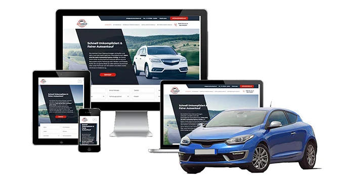 ankauf mobil Ankaufseite mobil – Autoankauf Rüthen mit rotem PKW